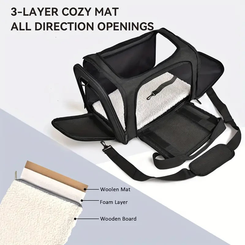 Airline Approved Pet Carrier – Soft-Sided & Breathable