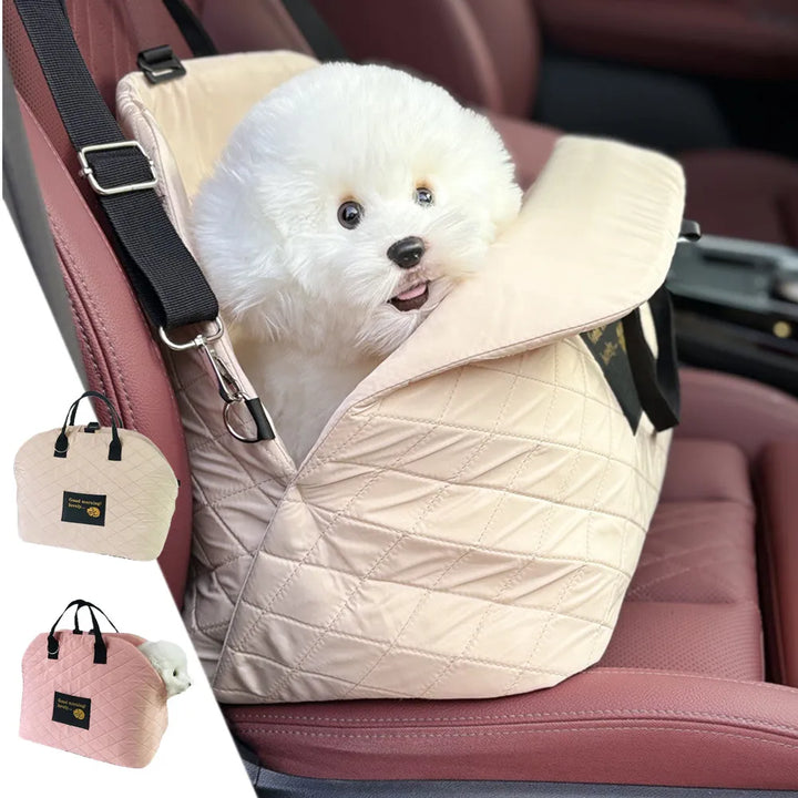 Car Seat Pet Carrier – Soft-Sided with Seat Belt