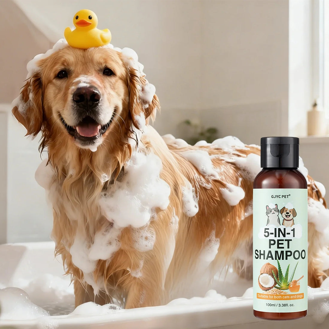 Pet Shampoo – Natural Oatmeal & Aloe Vera