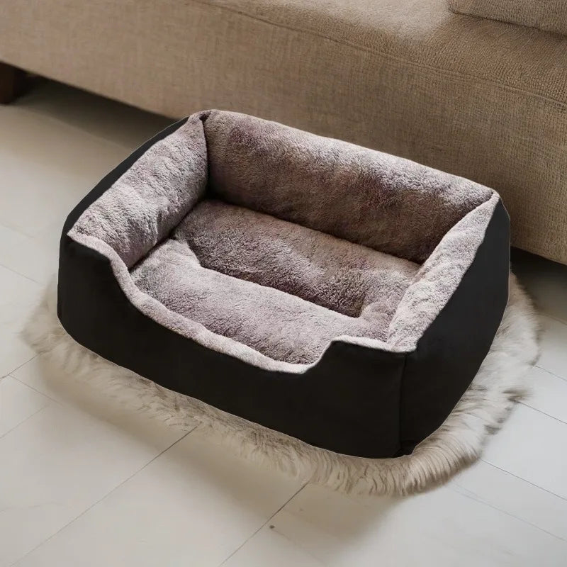 Soft Plush Pet Bed – Breathable with 5 Sizes