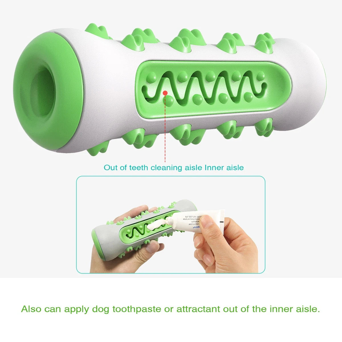 Dog Dental Chew Toy – Teeth Cleaning & Toothbrush Design