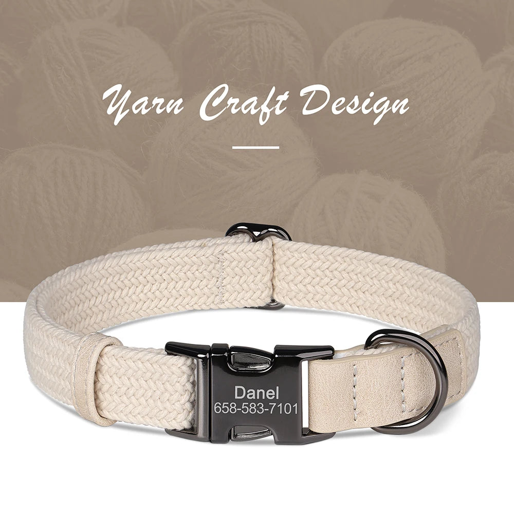 Custom Dog Collar – Free Engraved & Adjustable