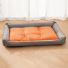 Corduroy Dog Sofa Bed – Large Couch with Removable Cover