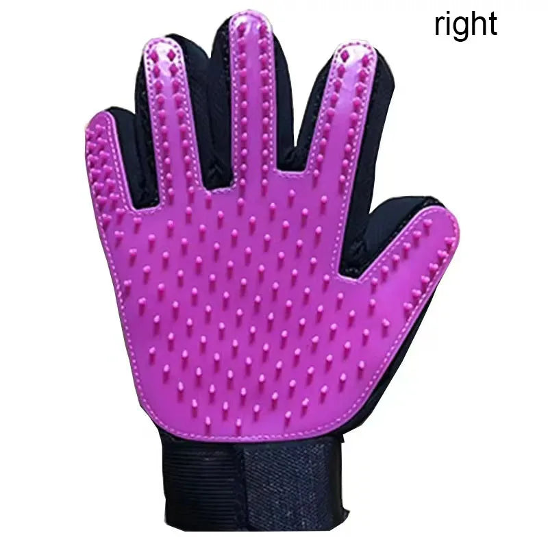 Pet Grooming Glove – Gentle Deshedding & Ergonomic Fit