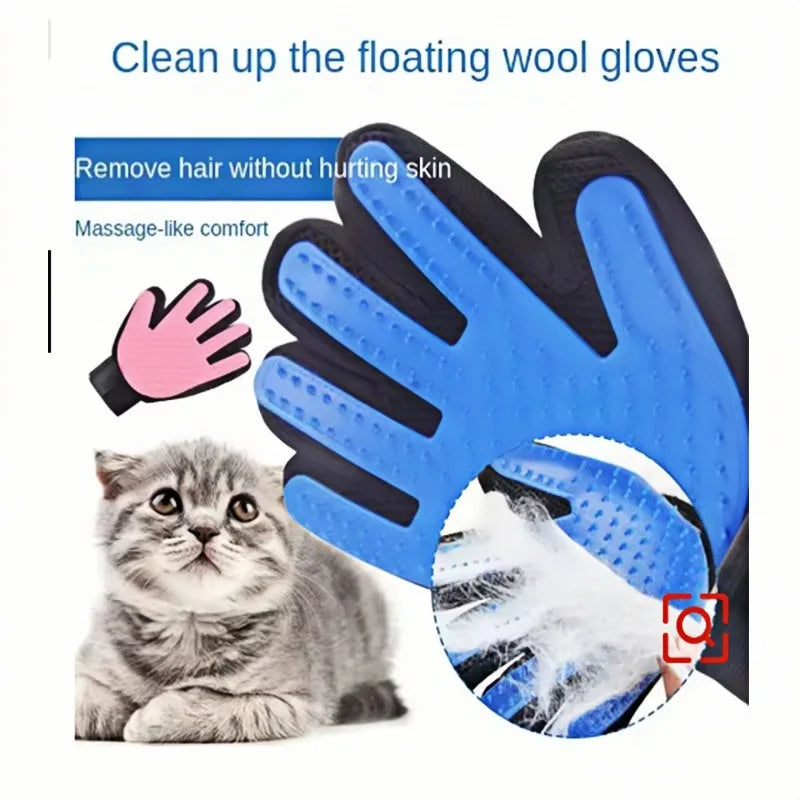 Pet Grooming Glove – Gentle Deshedding & Ergonomic Fit