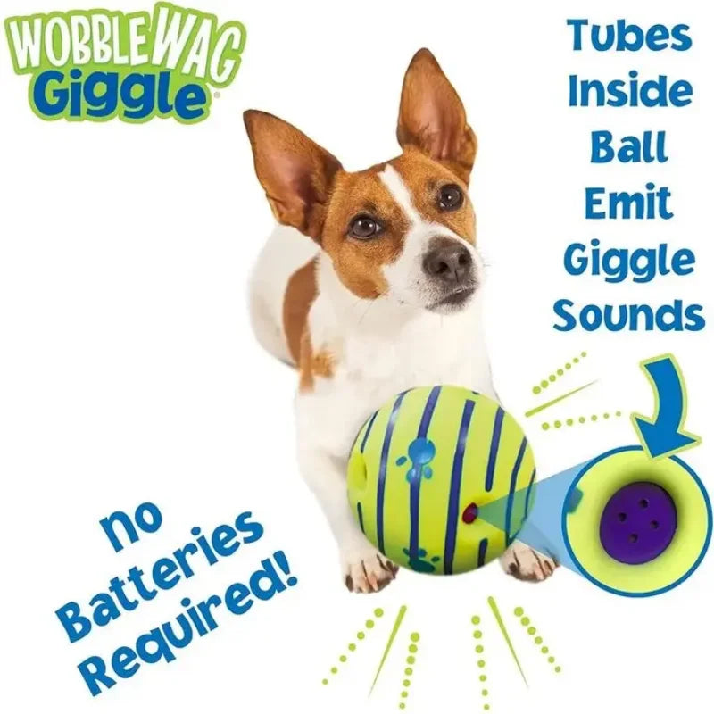 Dog Giggle Ball – Funny Interactive IQ Training Toy with Giggle Sound
