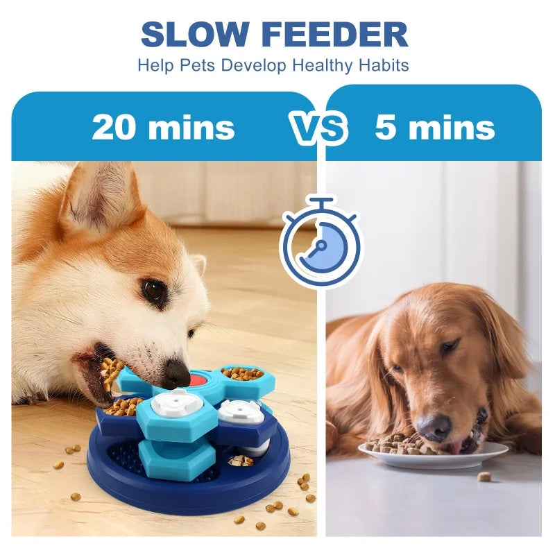 Slow Feed Dog Puzzle – Interactive Training Tray