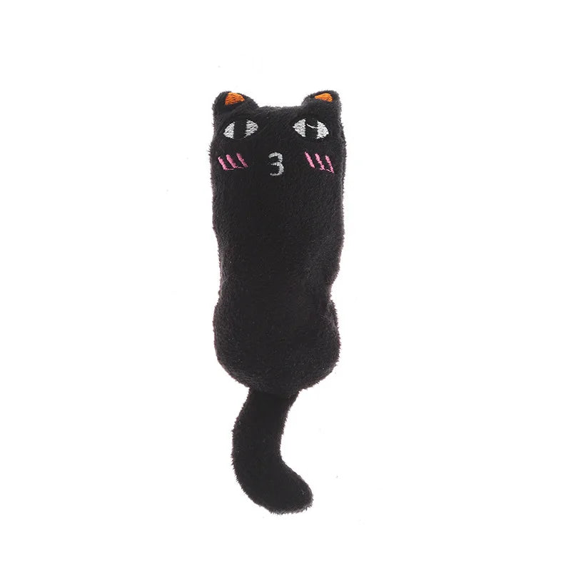 Mini Catnip Squeaky Toy – Plush Cat Teething Toy with 5 Colors