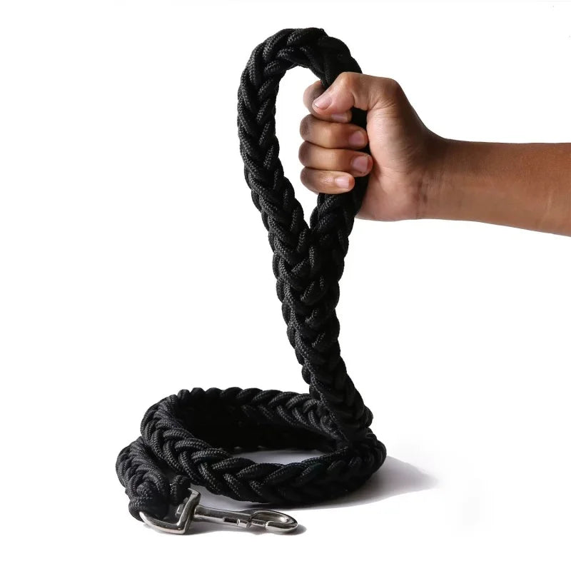 Heavy-Duty Dog Leash – Braided Nylon for Large Breeds