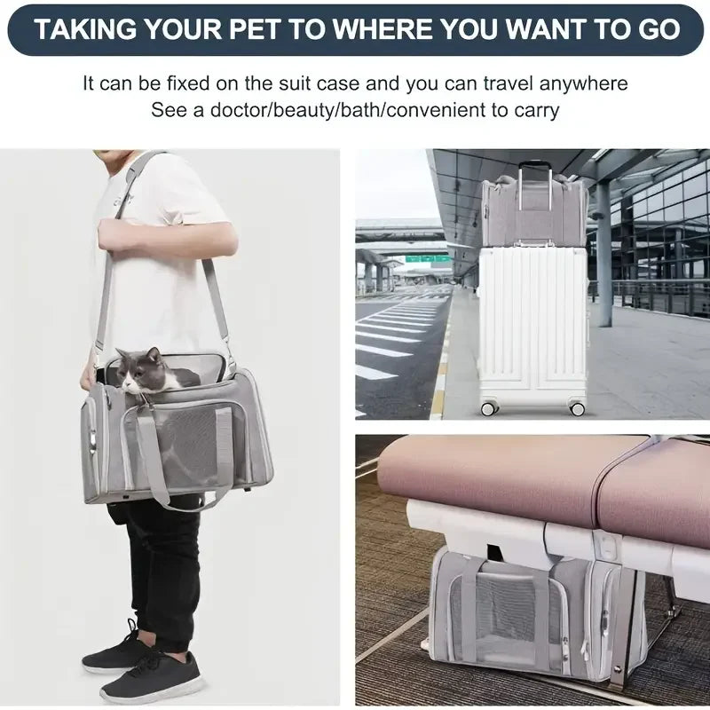 Airline Approved Pet Carrier – Soft-Sided & Breathable