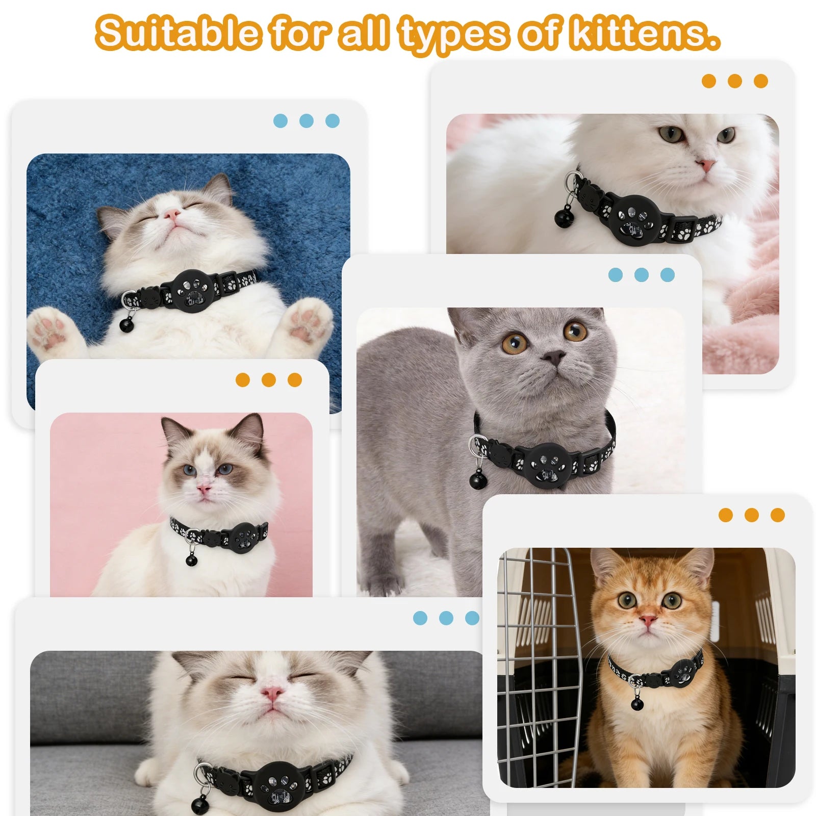 Smart GPS Pet Tracker – No Monthly Fee & Adjustable