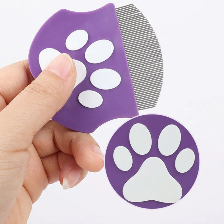 Mini Pet Face Comb – Stainless Steel & Gentle Flea Removal