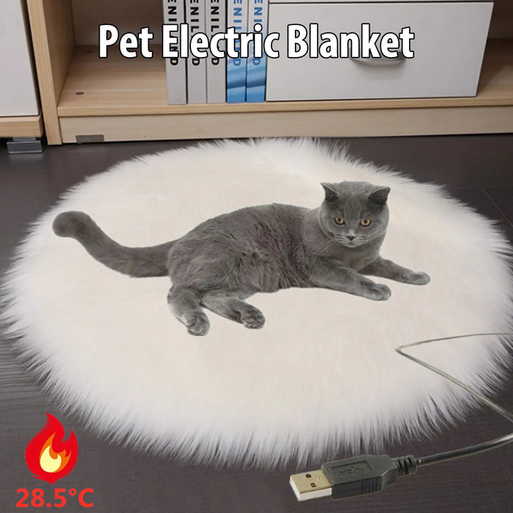 USB Pet Heating Pad – Electric Waterproof Mat