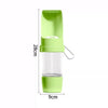 Pet Water Bottle – Leak-Proof with Food Storage