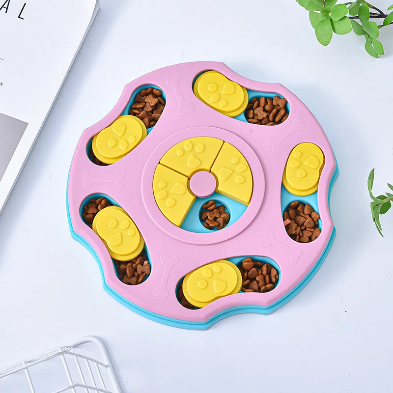 Dog Puzzle Feeder – Interactive Slow Feeder Bowl for IQ Training