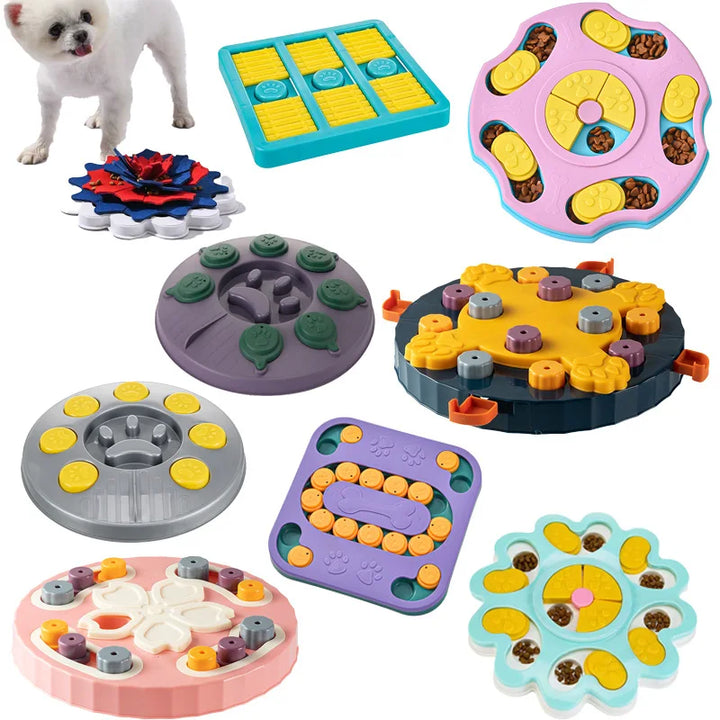 Dog Puzzle Feeder – Interactive Slow Feeder Bowl for IQ Training