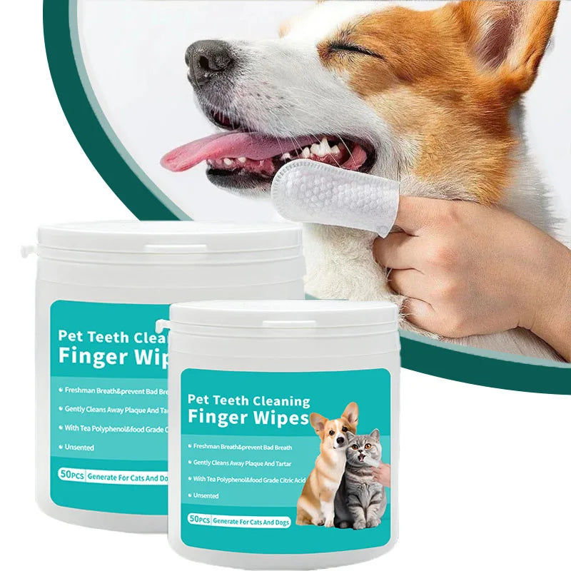 Pet Wipes – Teeth Cleaning & Tear Stain Remover