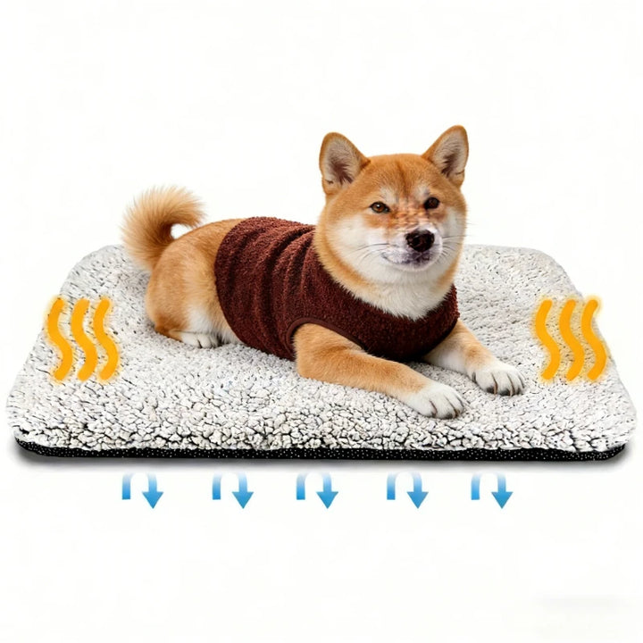 Self-Heating Pet Pad – No Electricity, Washable
