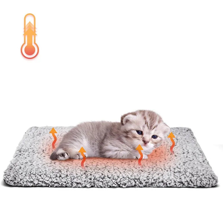 Self-Warming Pet Pad – Thermal, Washable & Non-Slip