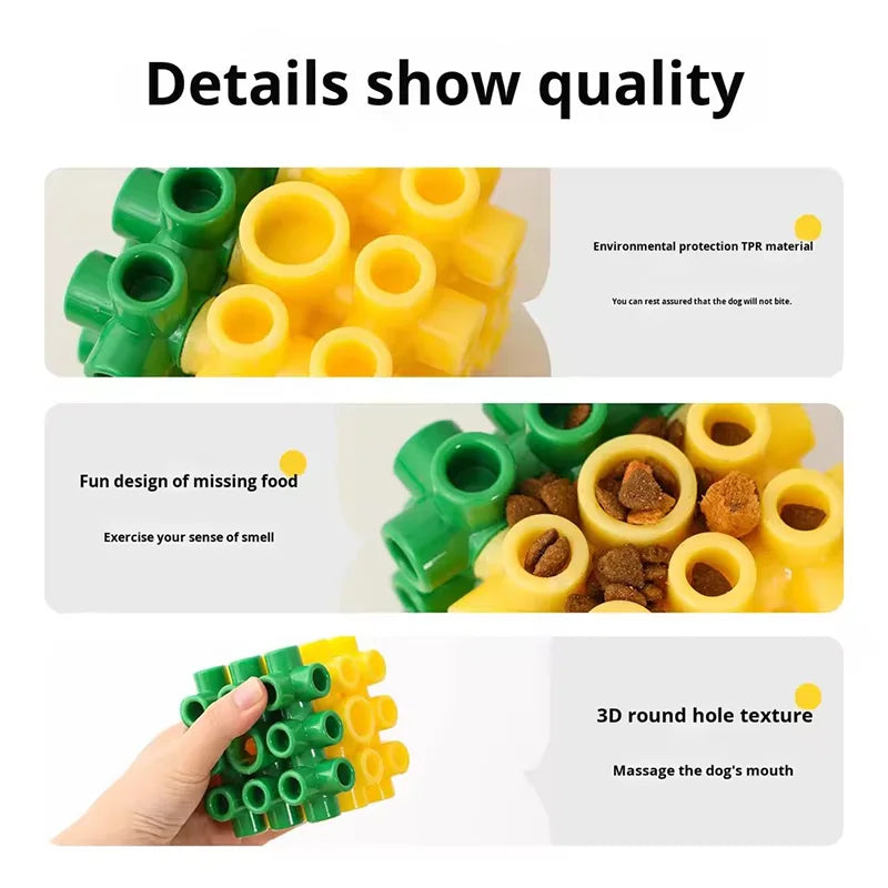 Dog Puzzle Toy – Treat Dispensing & Bite Resistant