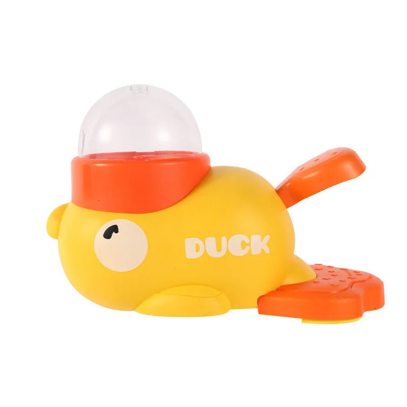 Duck Shaped Pet Feeder – Press-to-Dispense & 3 Outlet Sizes
