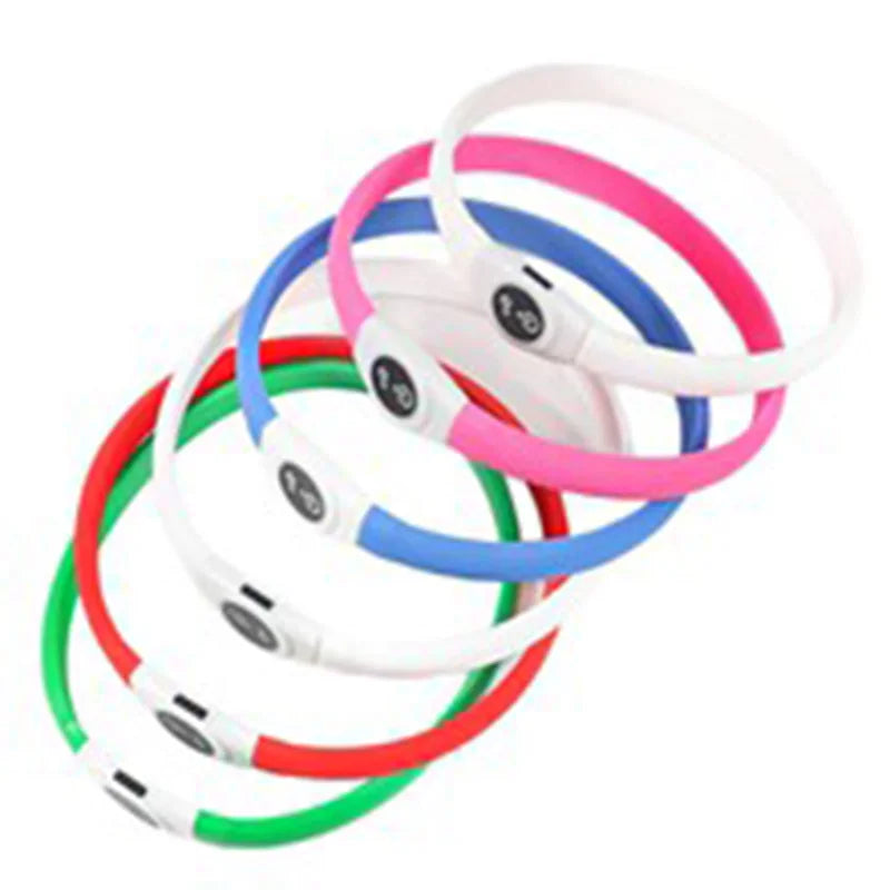 LED Dog Collar – USB Rechargeable & Waterproof