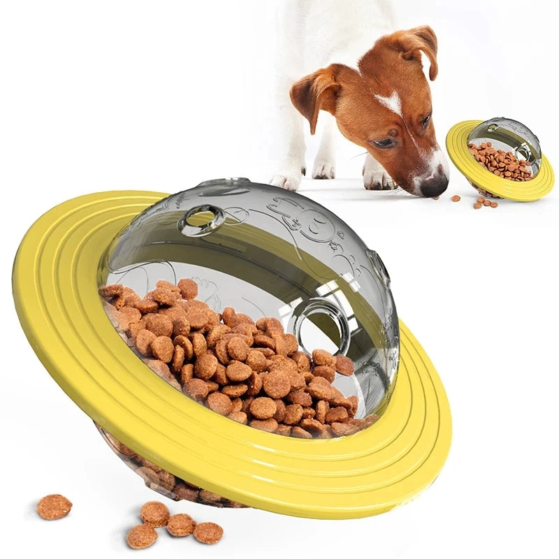 Treat Dispensing Flying Disc – Interactive Dog Toy for Outdoor Fetch & IQ Training