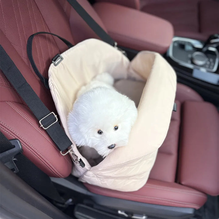 Car Seat Pet Carrier – Soft-Sided with Seat Belt