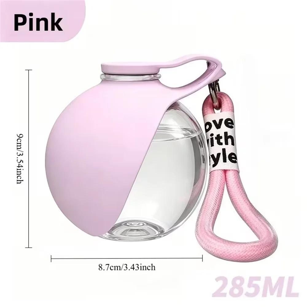 Portable Pet Water Bottle – Leak-Proof with Built-in Bowl