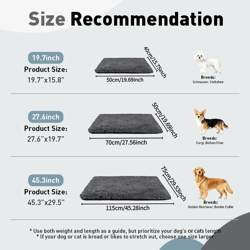 Self-Warming Pet Pad – Washable Thermal Mat