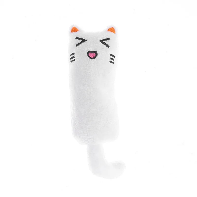 Mini Catnip Squeaky Toy – Plush Cat Teething Toy with 5 Colors