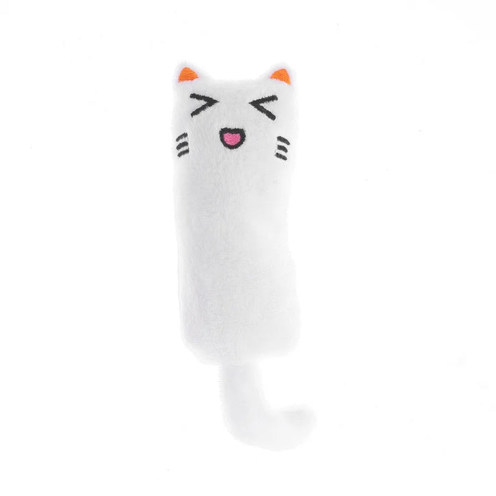 Mini Catnip Squeaky Toy – Plush Cat Teething Toy with 5 Colors