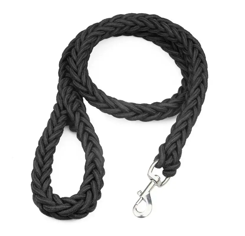 Heavy-Duty Dog Leash – Braided Nylon for Large Breeds