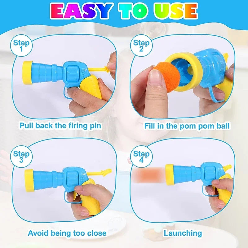 Cat Toy Launcher – Interactive with Stretch Plush Balls