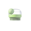Dog Shower Brush – Shampoo Dispenser & Silicone
