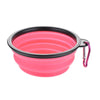 Portable Pet Bowl – Collapsible TPR with Carabiner Clip