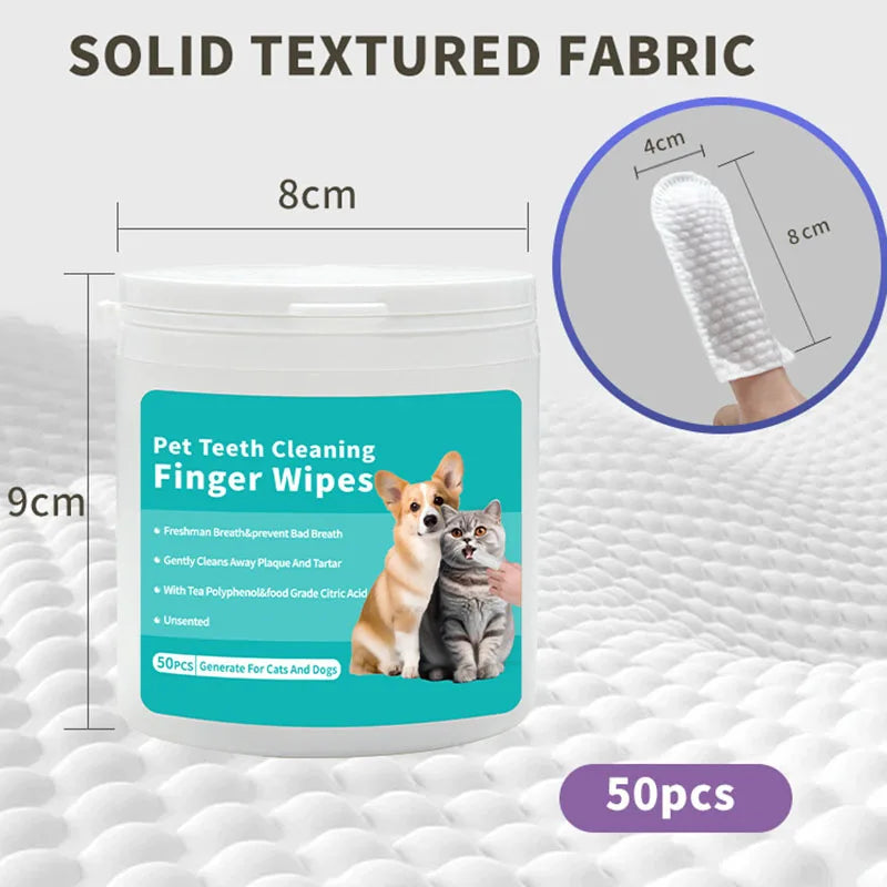 Pet Wipes – Teeth Cleaning & Tear Stain Remover