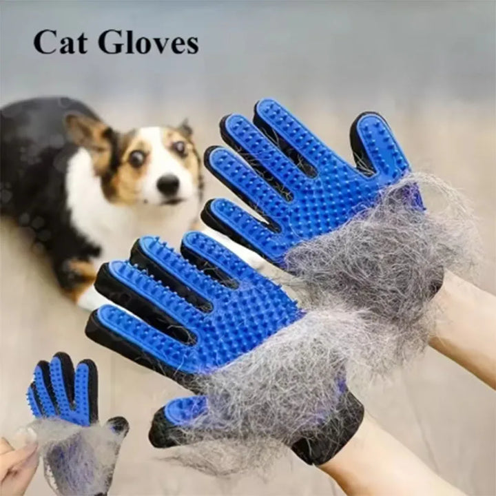 Pet Grooming Glove – Gentle Deshedding & Ergonomic Fit