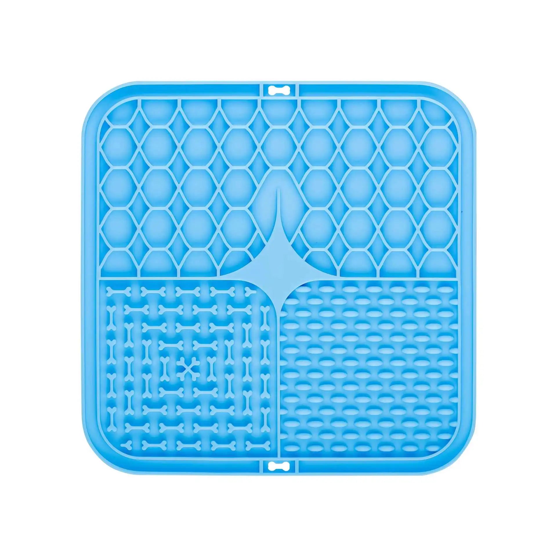Silicone Dog Licking Mat – Slow Feeder with Suction Cups