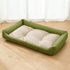 Corduroy Dog Sofa Bed – Large Couch with Removable Cover