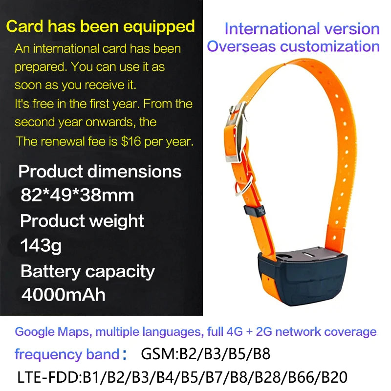 Hunting Dog GPS Tracker – Waterproof with Remote Training