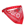 PU Cat Dog Collar with Scarf – Adjustable & Cute