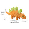 Squeaky Plush Dinosaur Dog Toy – Stuffing-Free Interactive Chew Toy