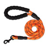 Reflective Dog Leash – 1.5m Nylon with Padded Handle