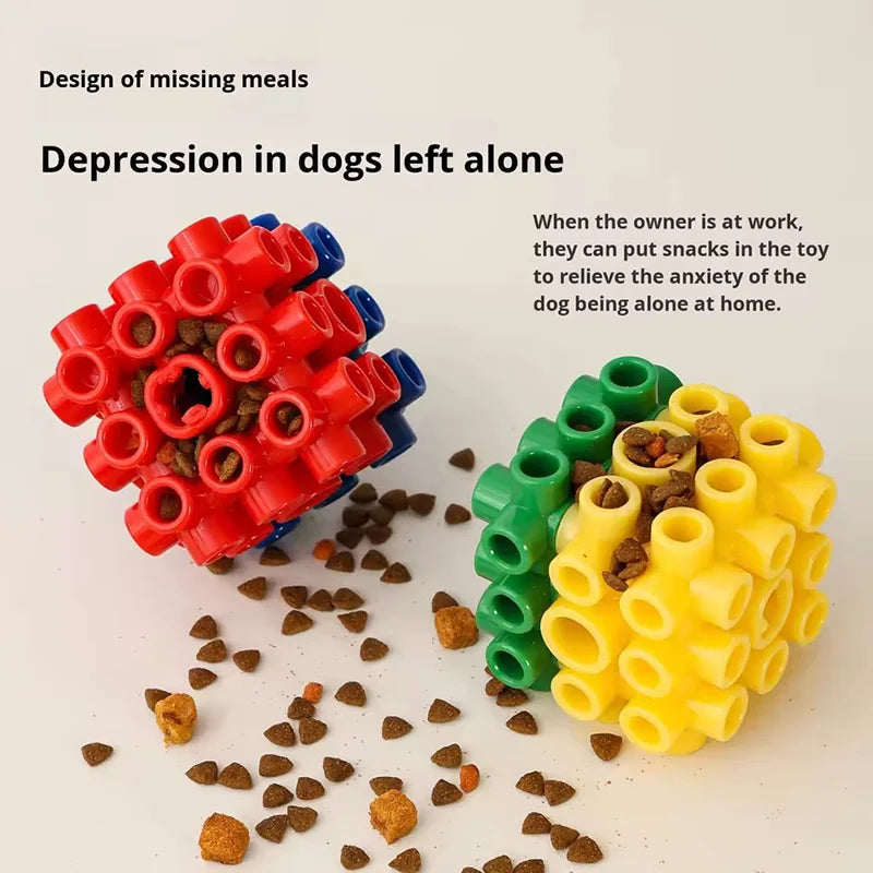 Dog Puzzle Toy – Treat Dispensing & Bite Resistant