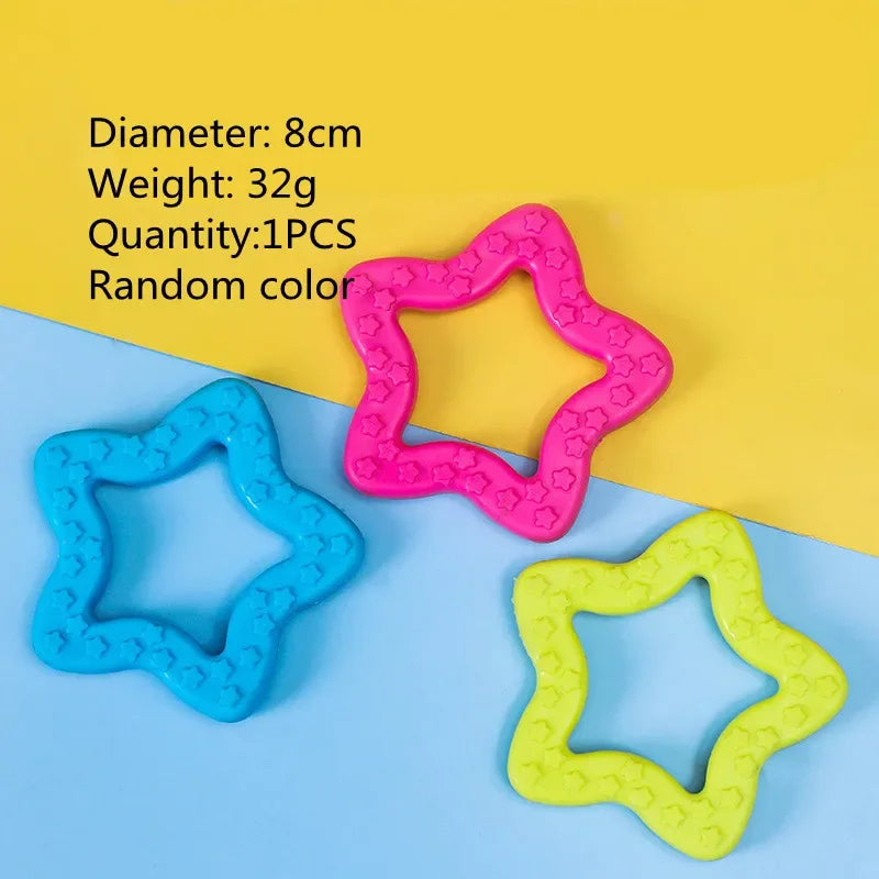 Cute Small Dog Chew Toy – Bite-Resistant Rubber & Random Color