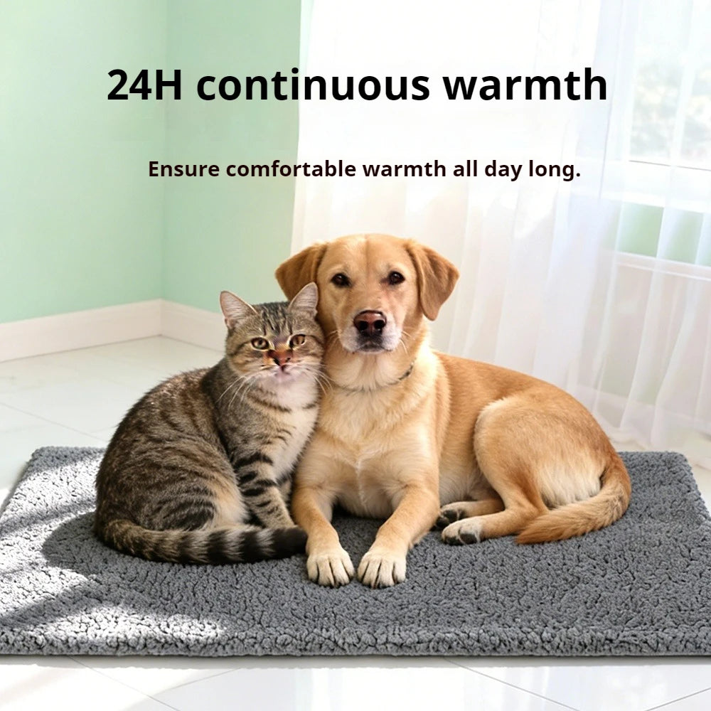 Self-Warming Pet Pad – Washable Thermal Mat