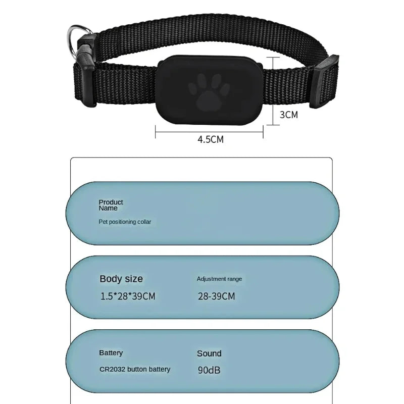 GPS Pet Tracker – No Monthly Fee & Adjustable Collar