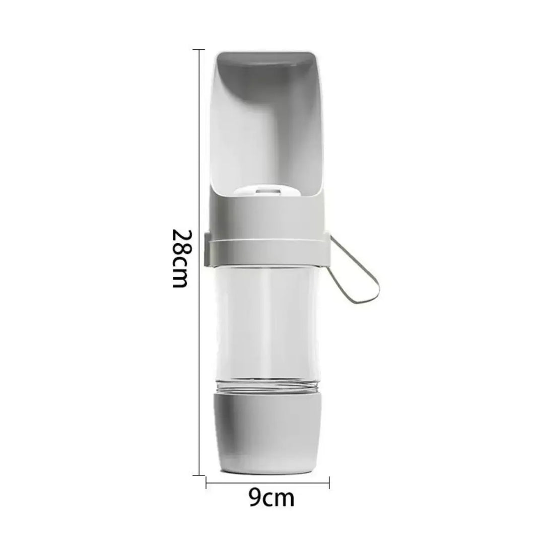Pet Water Bottle – Leak-Proof with Food Storage