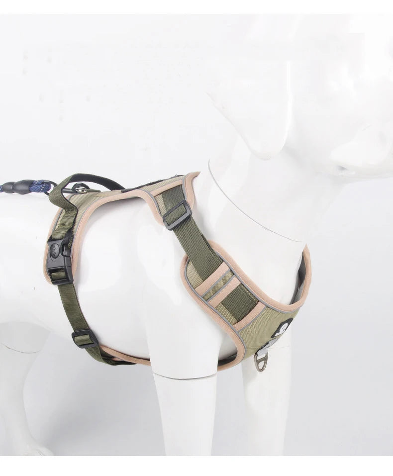 No-Pull Dog Harness – Reflective & Breathable Adjustable